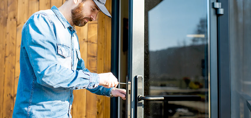 Frameless Glass Storefront Door Locks Replacement in Loomis, CA